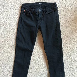 Hudson Black Skinny Ankle Jeans